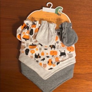 3/$25 Halloween Mittens & Bibs Set
